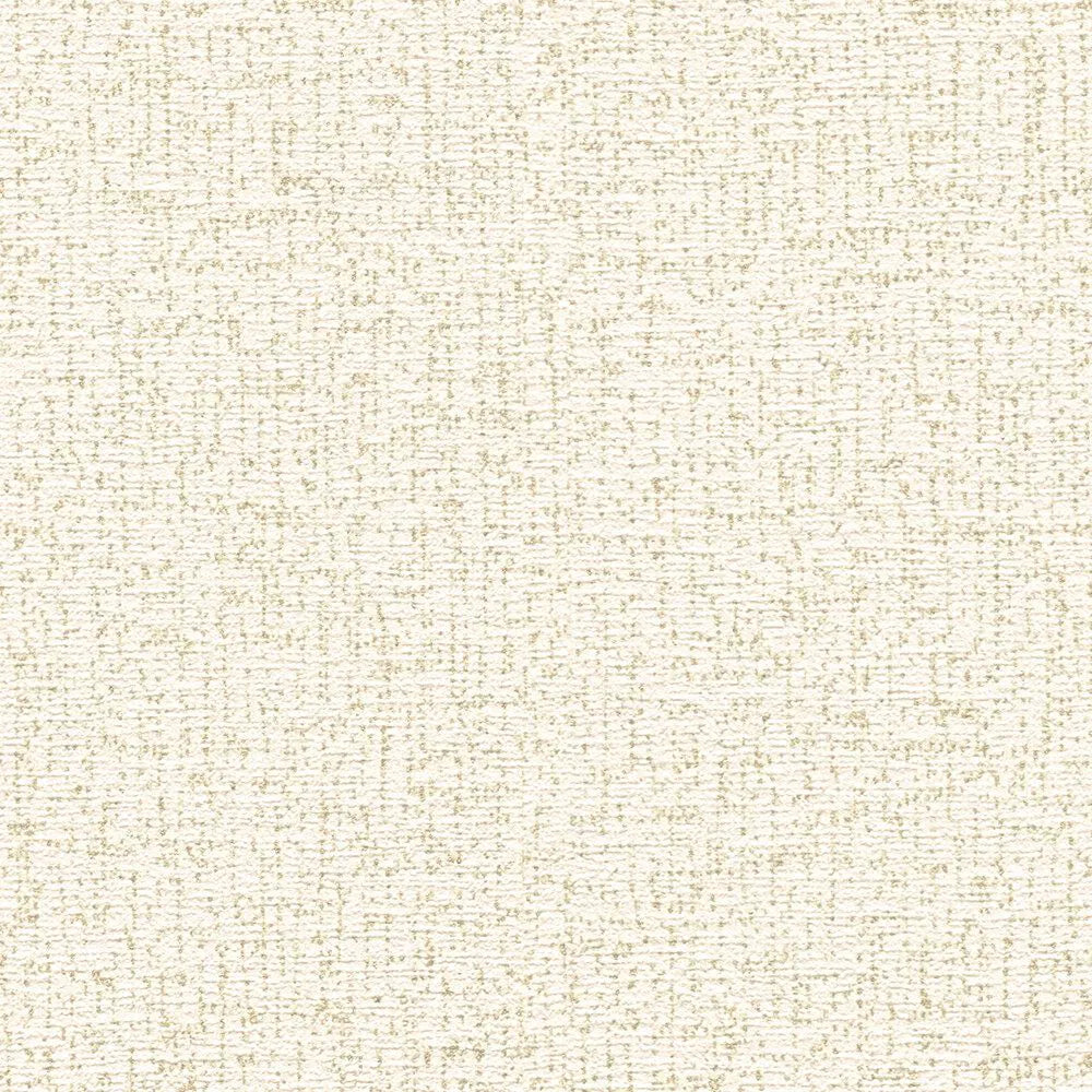 Silti baltas tapetes ar neregulārām gaiši bēšām līnijām un lina efektu, 3010174