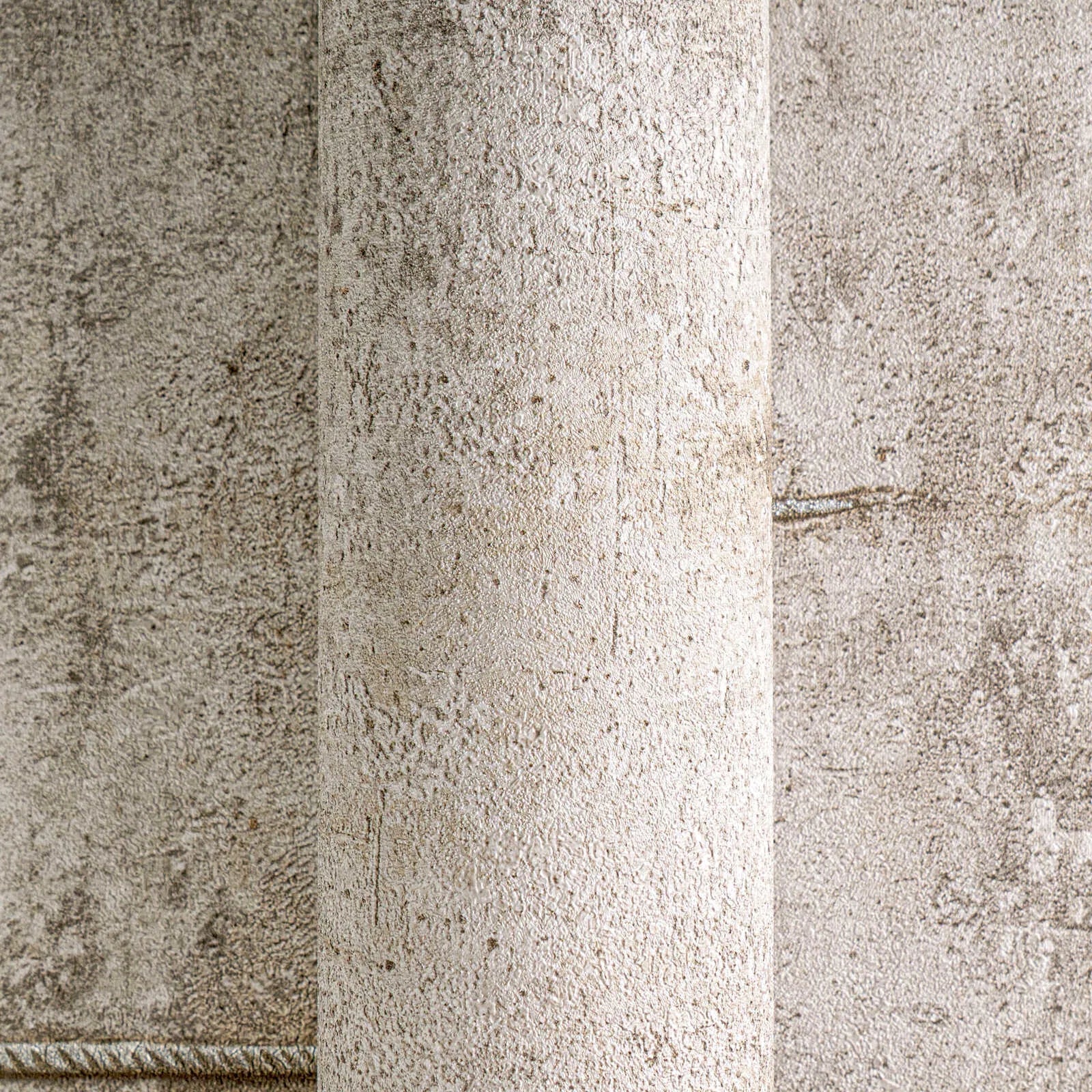 Bēšas tapetes ar raupju betona tekstūru un armatūru, 3010505