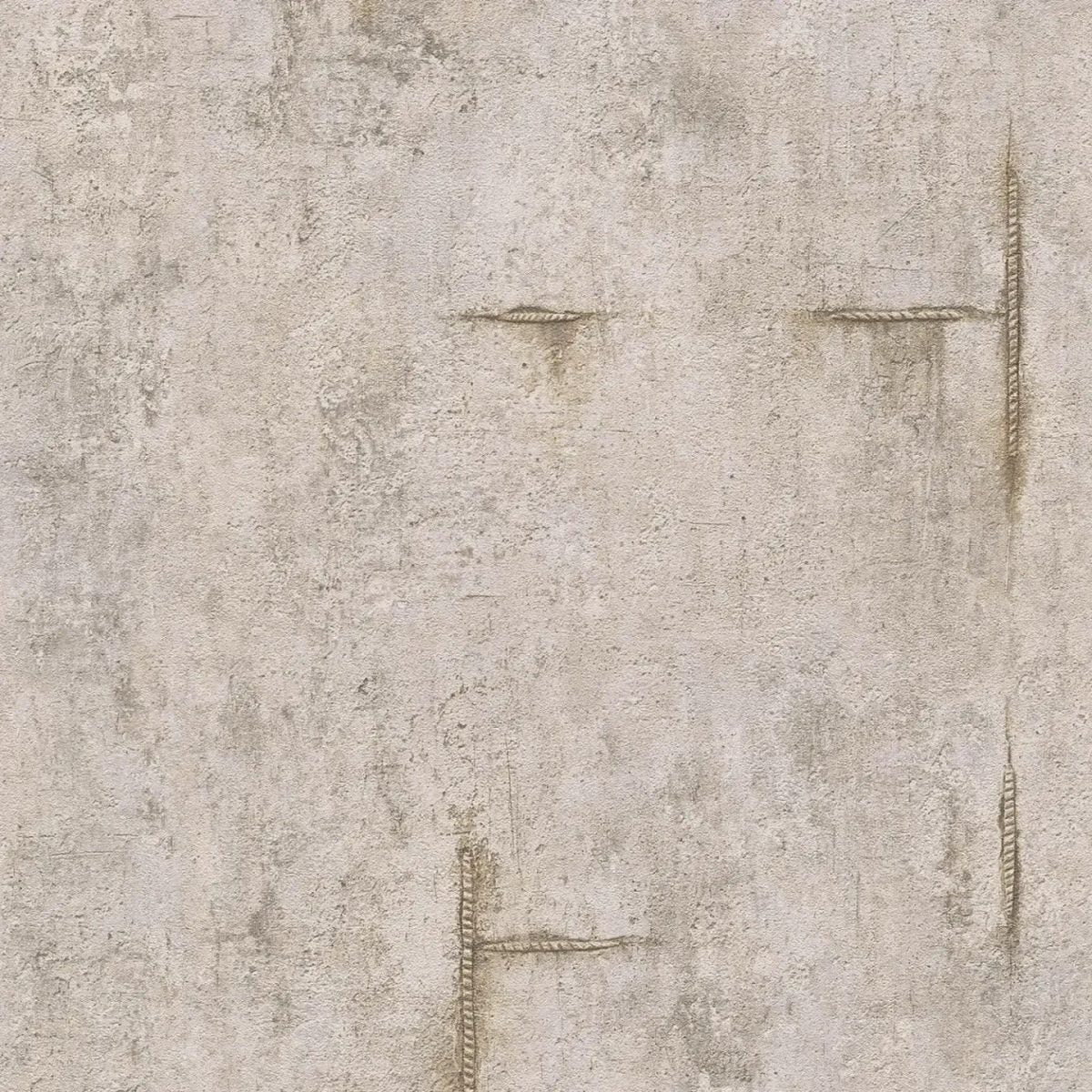 Bēšas tapetes ar raupju betona tekstūru un armatūru, 3010505