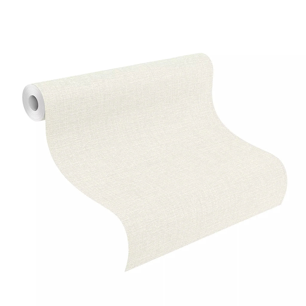 Flizelīna tapetes RASCH ar smalko tekstūru, baltā krāsā, 653717, Welcome home