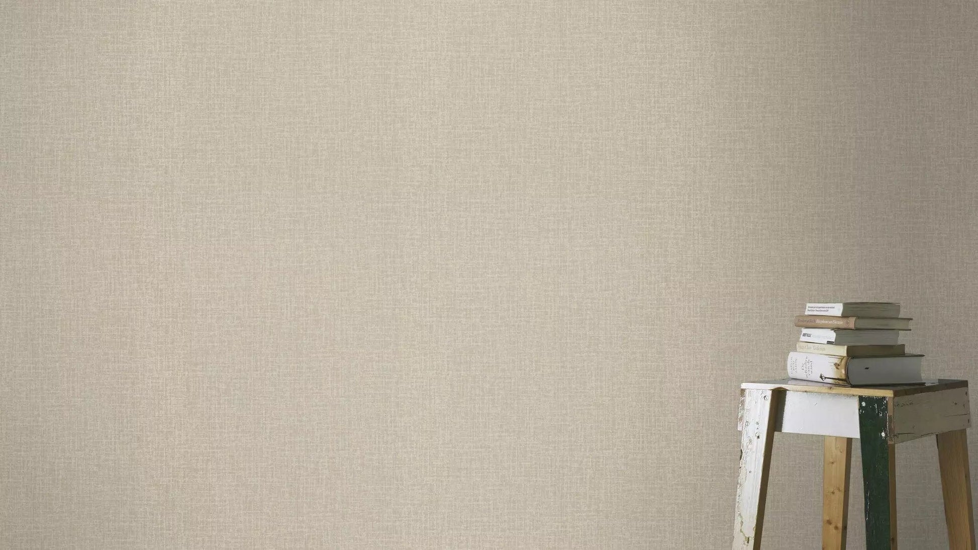 Flizelīna tapetes RASCH ar smalko tekstūru, bēšā krāsā, 653724, Welcome home