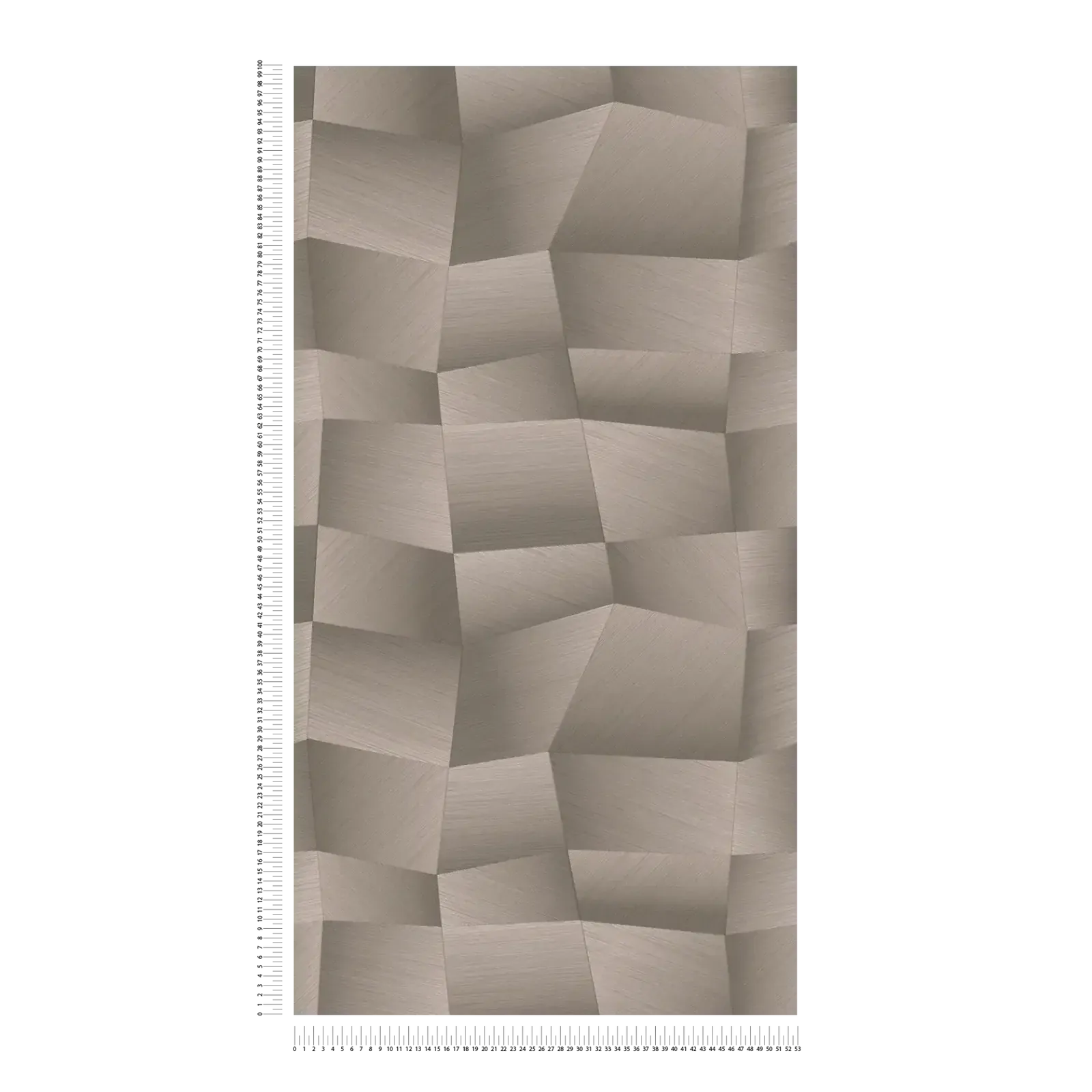 Pelēkas dizaina tapetes ar spīdīgu 3D faktūru | 3012644