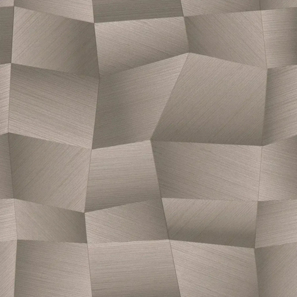 Pelēkas dizaina tapetes ar spīdīgu 3D faktūru | 3012644