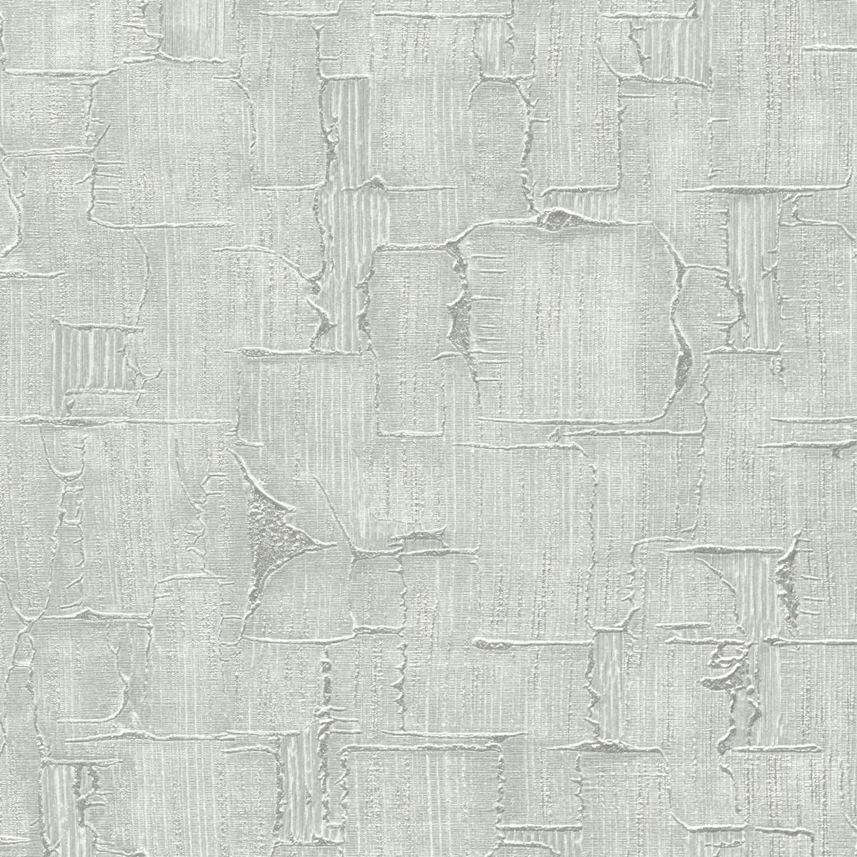 Pelēkas flizelīna tapetes ar abstraktu rakstu – stilīgs sienu dizains mūsdienīgām telpām  