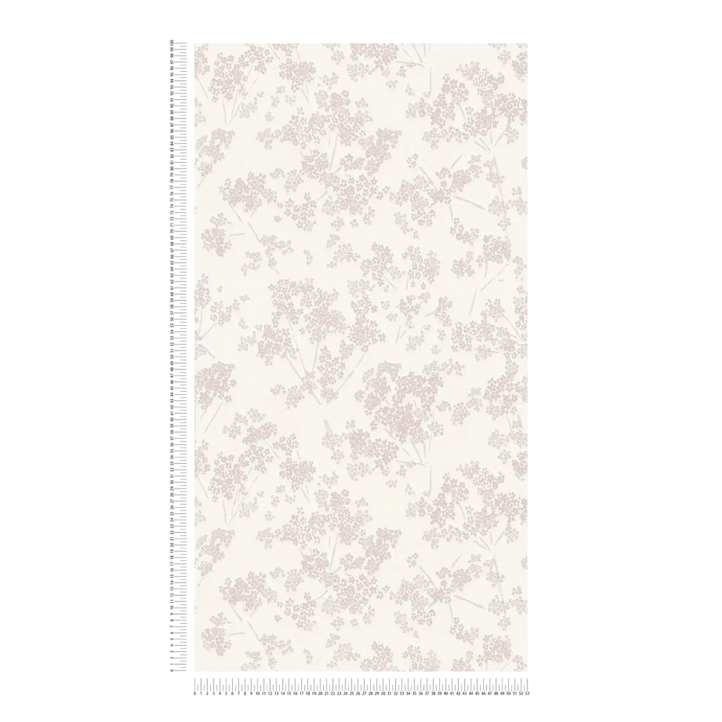 Rozā ziedu tapetes uz flizelīna pamata siltas un dzīvespriecīgas telpas radīšanai