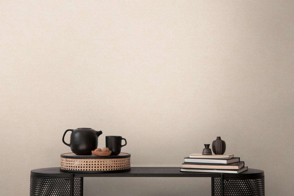 Krēmkrāsas flizelīna tapetes ar siltu matētu efektu mājīgam dizainam