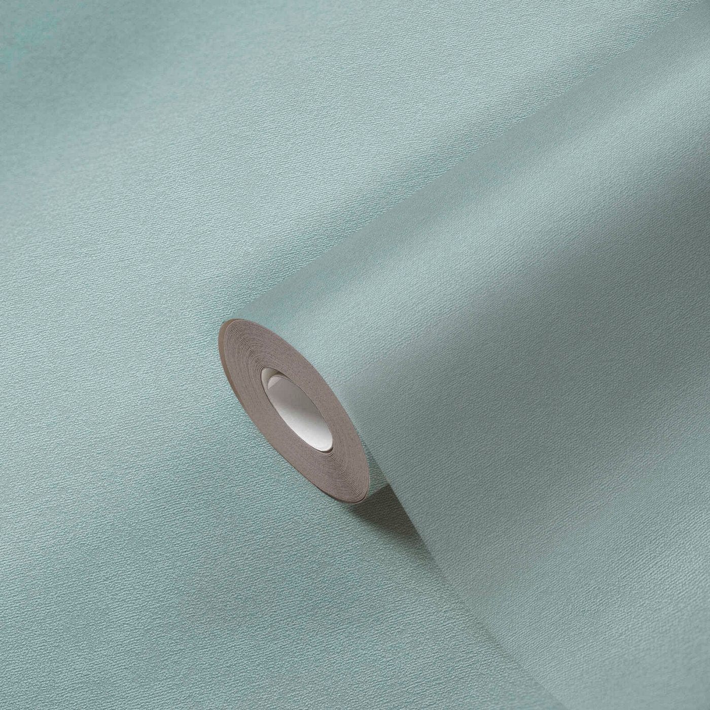 Tirkīza flizelīna tapetes ar svaigu un modernu krāsu akcentu interjerā