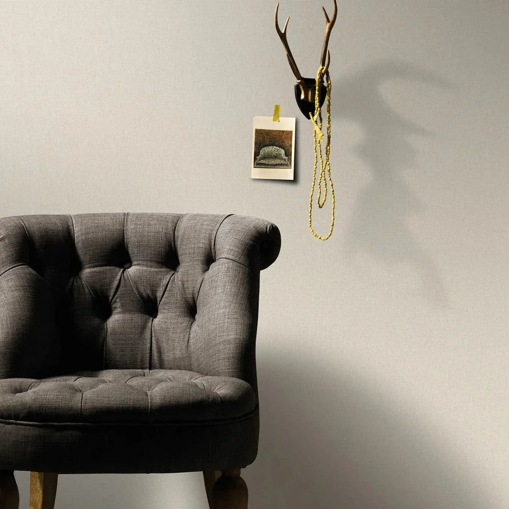 Flizelīna tapetes ar tekstila faktūru bēšā krāsu gammā – 3755706, 🚀