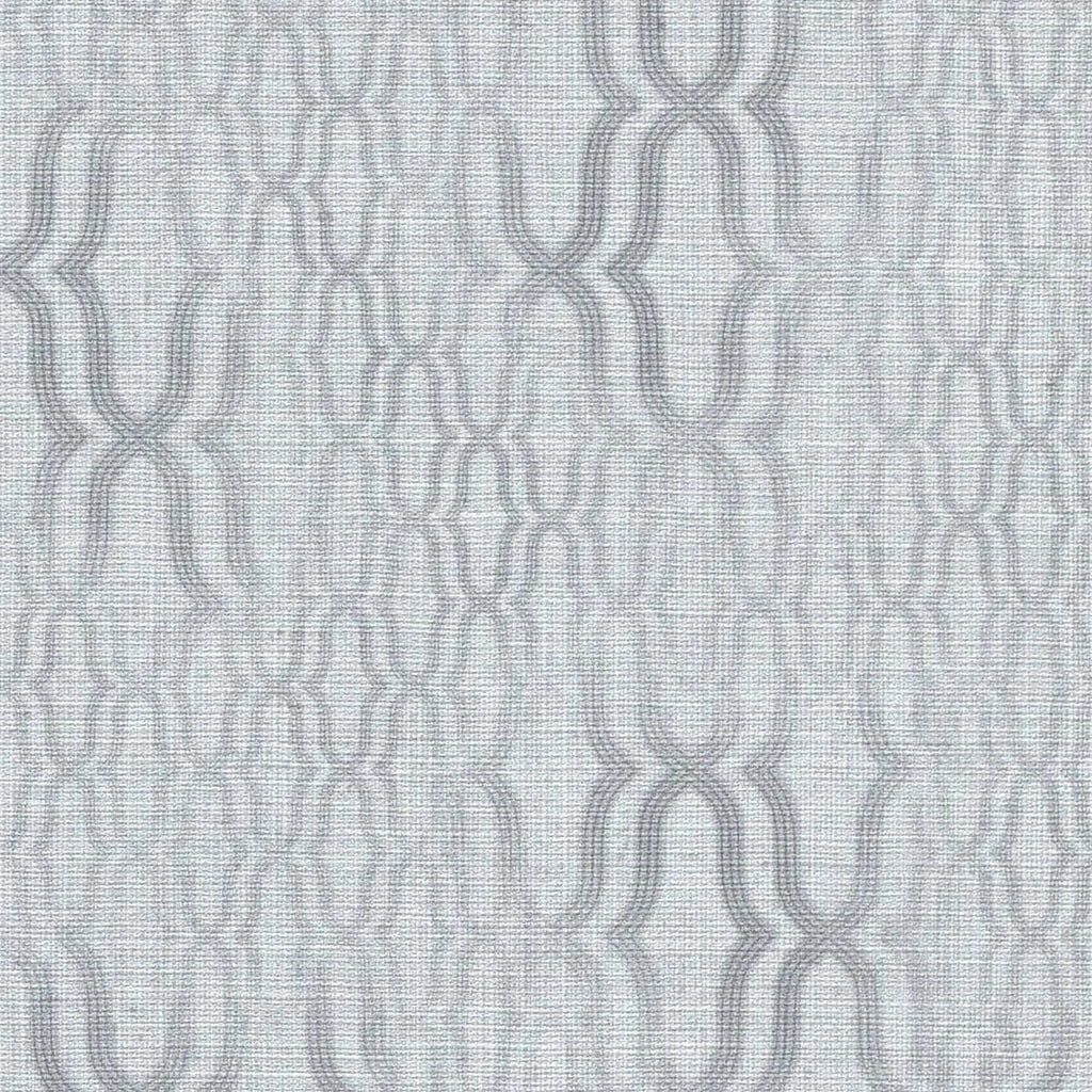 Pelēkas ornamenta tapetes ar matētu efektu – mūsdienīgs sienas dizains  