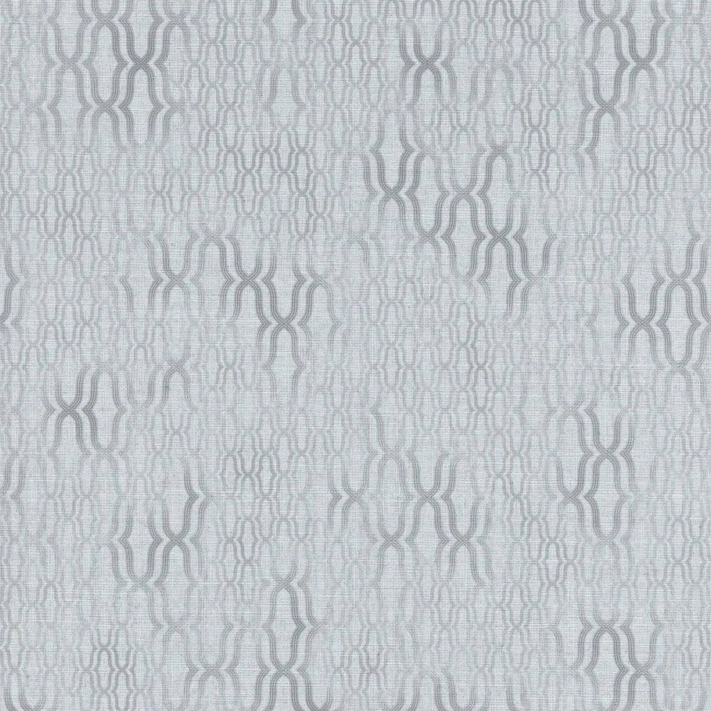 Pelēkas ornamenta tapetes ar matētu efektu – mūsdienīgs sienas dizains  