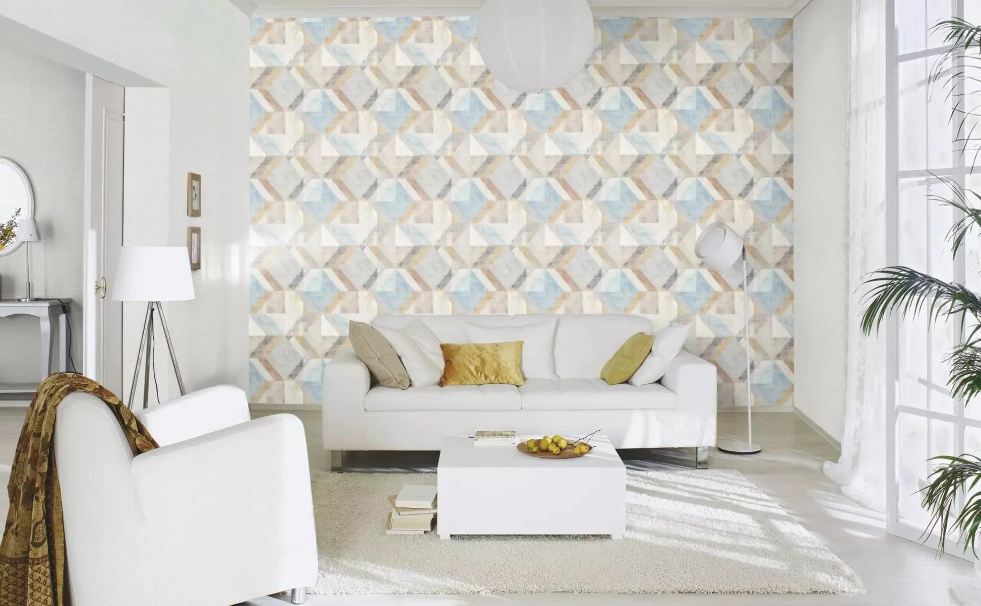 Tapetes RASCH ar ģeometrisku rakstu, RASCH, 311907, Color Your Life