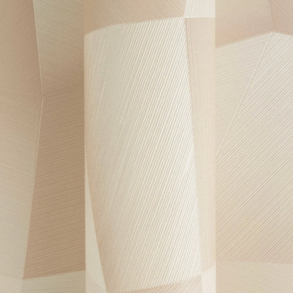 Bēšas mūsdienīgas tapetes ar 3D ģeometrisku tekstūru | 3012646