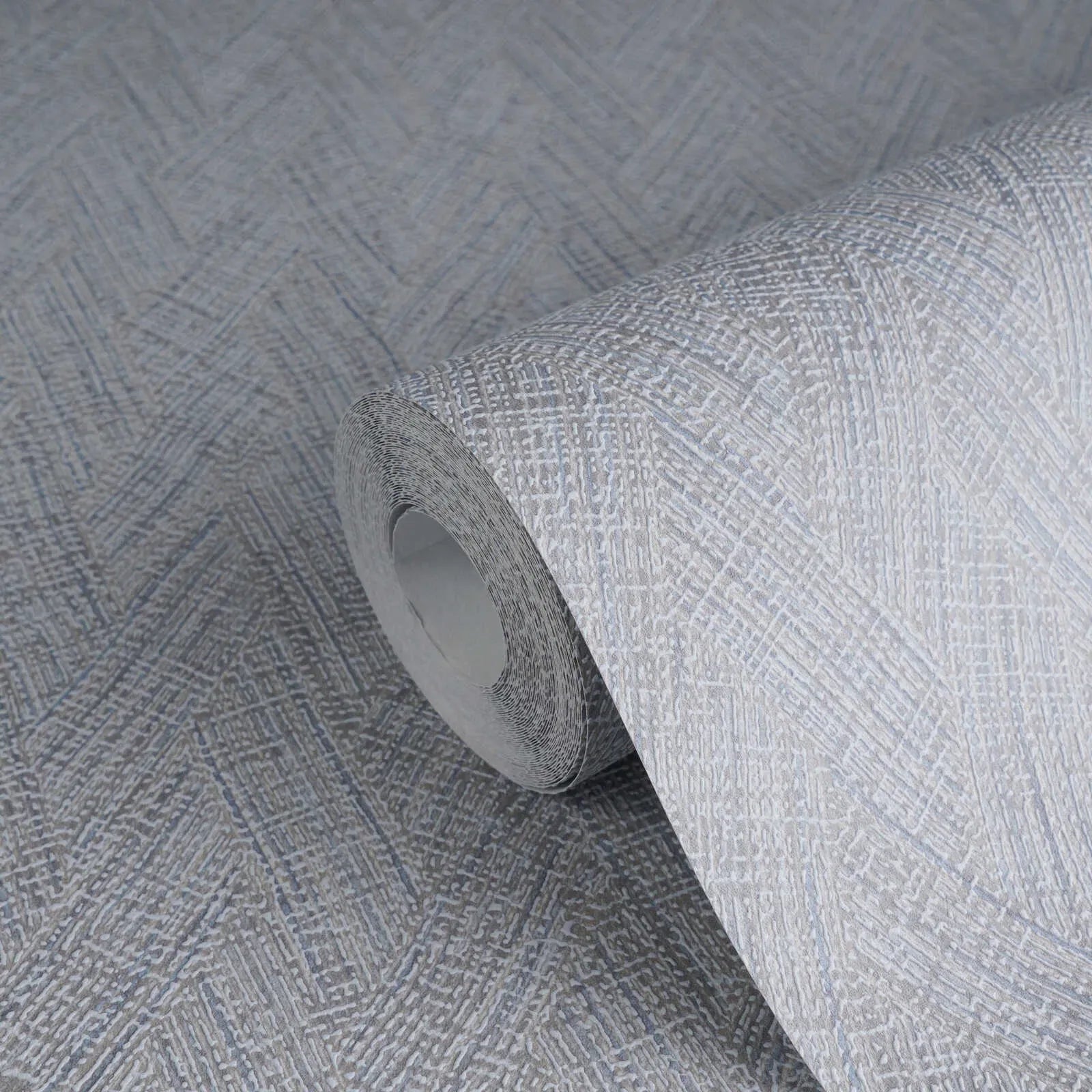 Neaustas tapetes ar zigzaga rakstu tekstila izskatā | 3010615