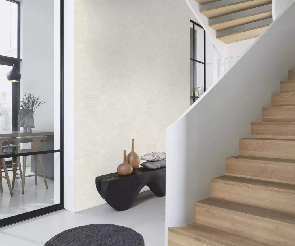 Flizelīna tapetes RASCH gaiši pelēkā krāsā ar grafisku rakstu, 822816, Color Your Life