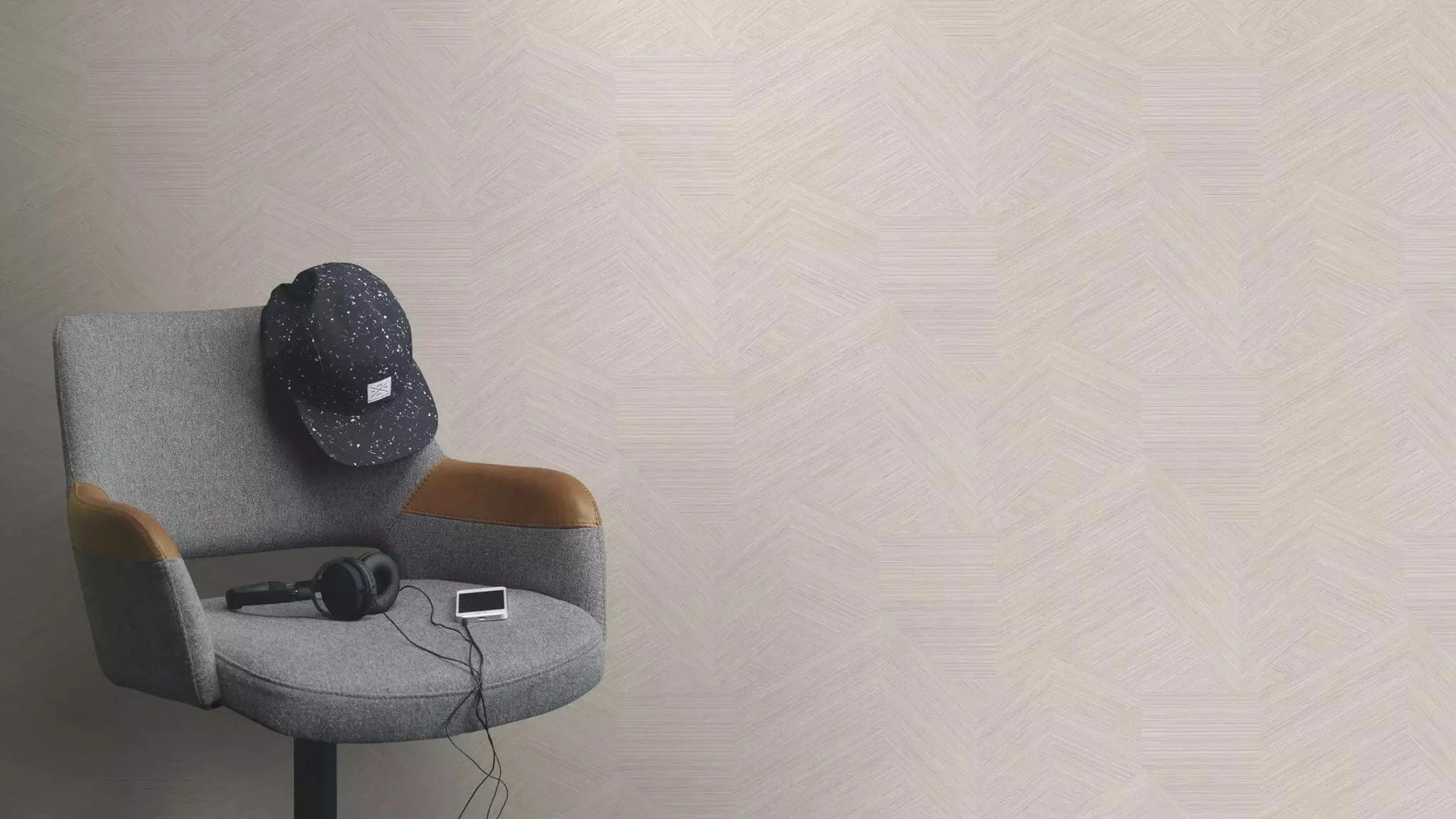 Flizelīna tapetes RASCH rozā krāsā ar grafisku rakstu, 822809, Color Your Life