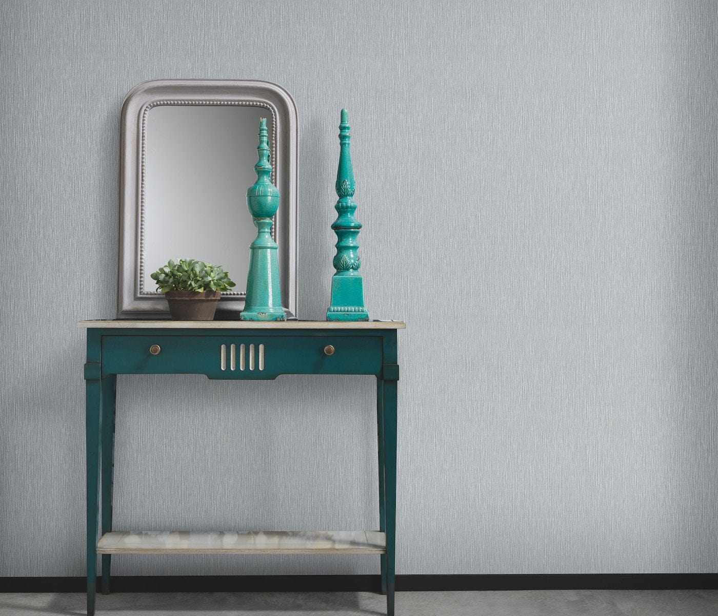 Modernas pelēkas tapetes ar zīdainu spīduma efektu, izsmalcināts izskats, 3752452, skats interjerā 2