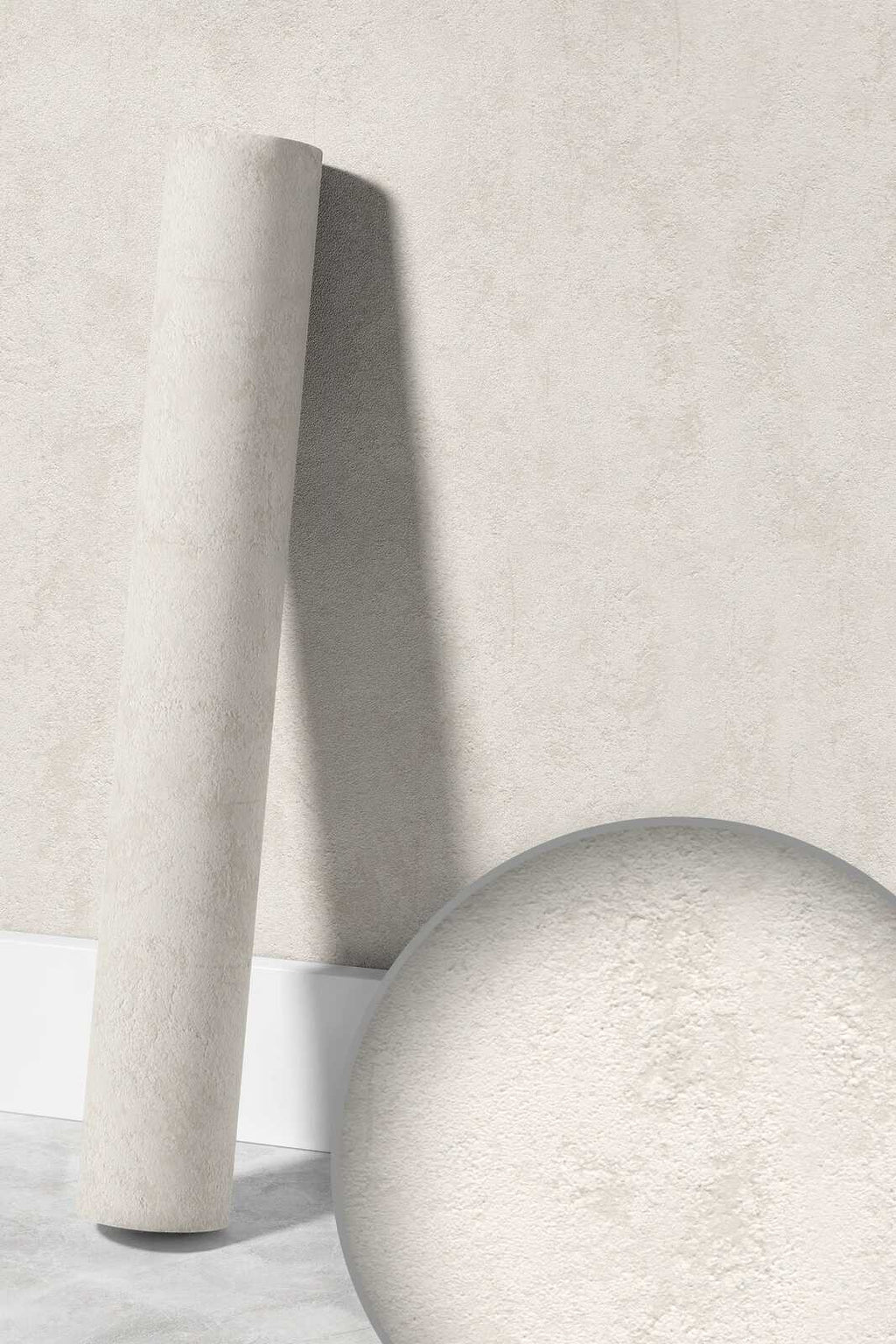 Smilškrāsas tapetes ar smalku tekstūru mierīgam un harmoniskam interjeram