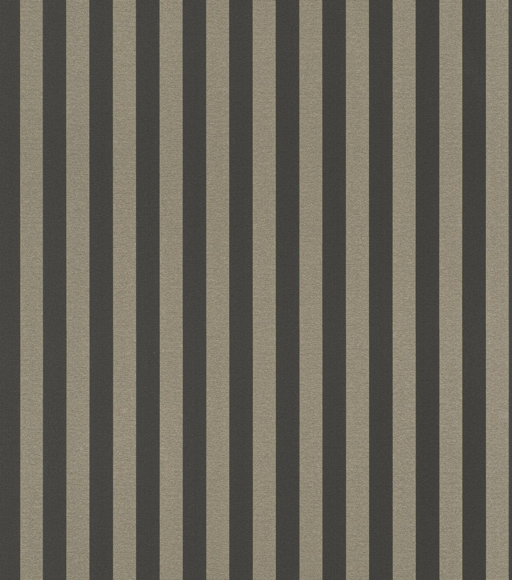 Strīpainas tapetes, melnā un zeltā krāsā, RASCH, 570335, Trianon XIII