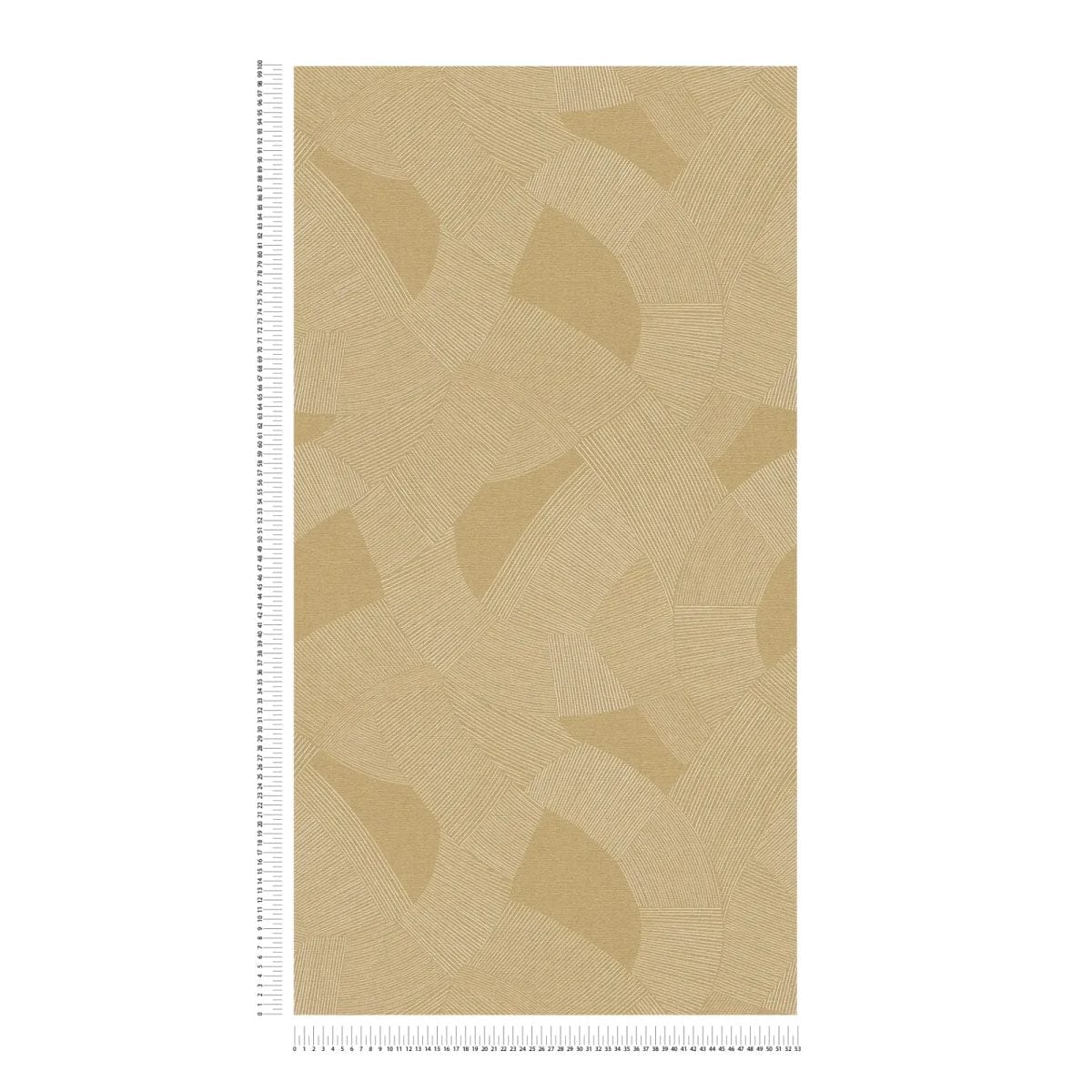 Dzeltenbrūnas abstraktas tapetes ar smalkām līnijām un spīdumu | 3012064