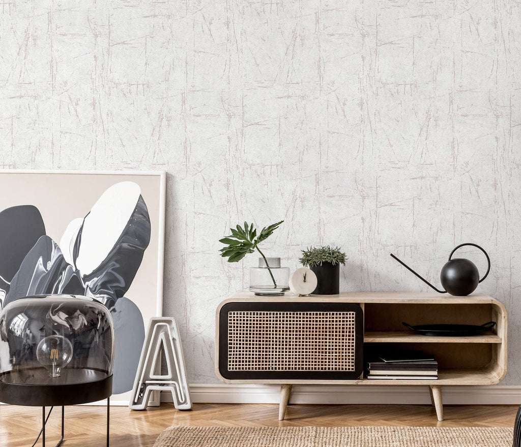 Rozīgi pelēkas tapetes ar modernu abstraktu rakstu sienu dekoram, 3737505, showroom 3