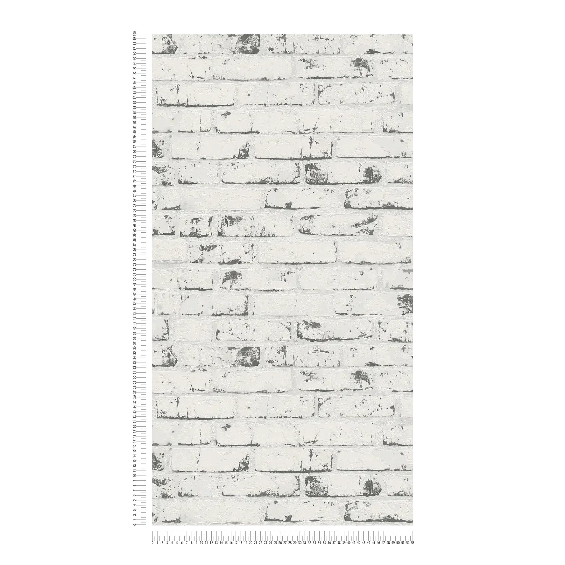 Pelēkas tapetes ar ķieģeļu un akmens imitāciju modernam sienas efektam