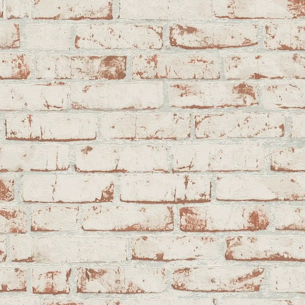 3D ķieģeļu tapetes brūnos toņos industriāla stila sienas dizainam