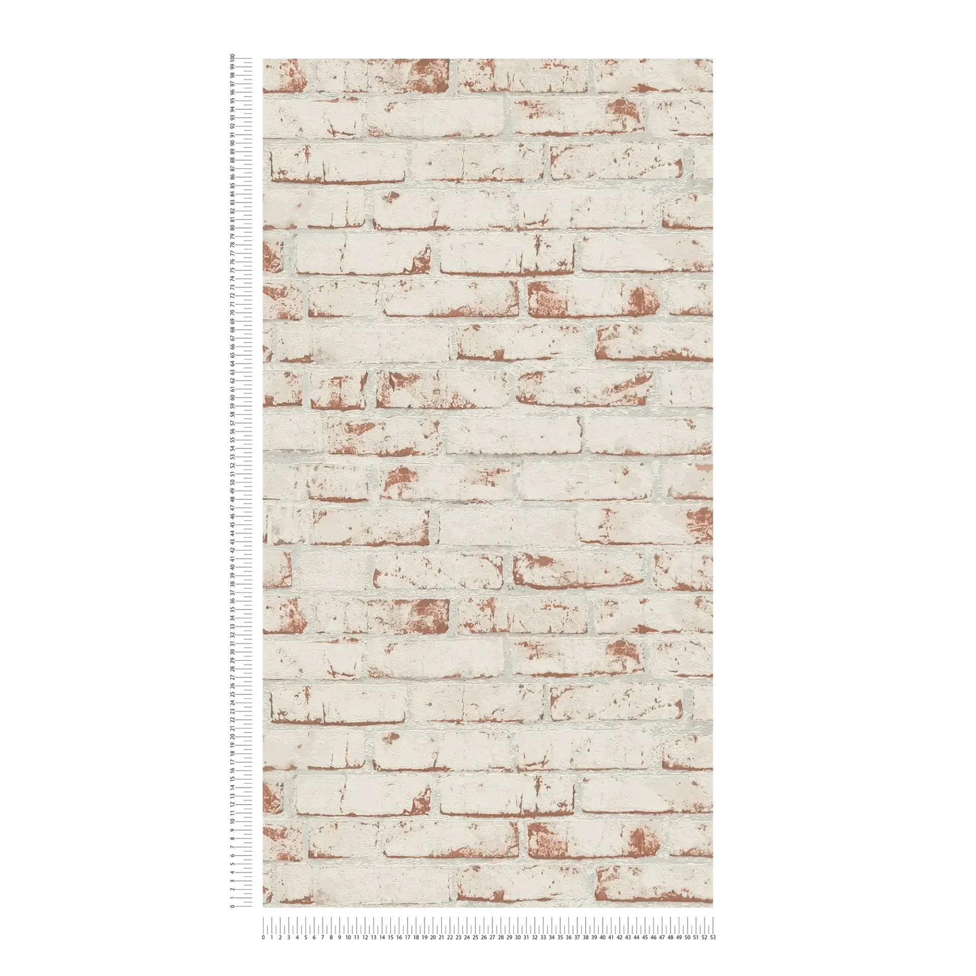 3D ķieģeļu tapetes brūnos toņos industriāla stila sienas dizainam