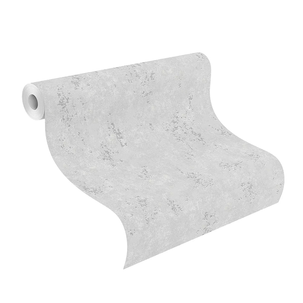 Tapetes ar apmetuma rakstu pelēkā krāsā ar spīdīgiem akcentiem, 315745, Color Your Life