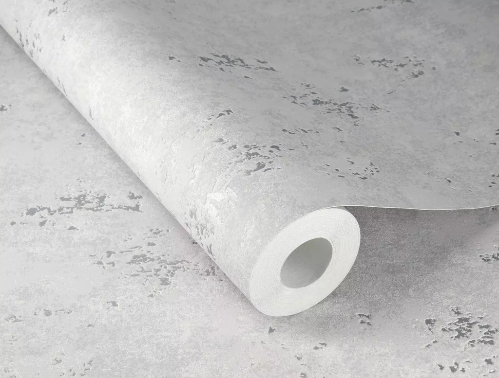 Tapetes ar apmetuma rakstu pelēkā krāsā ar spīdīgiem akcentiem, 315745, Color Your Life