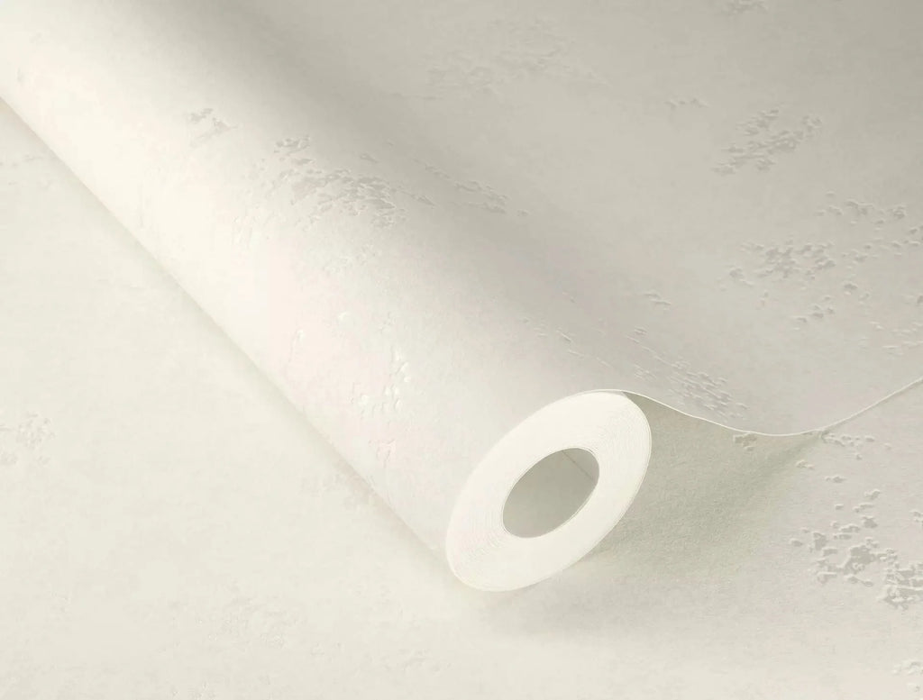 Tapetes ar apmetuma faktūru, baltā tonī ar sudraba akcentiem, 315707, Color Your Life