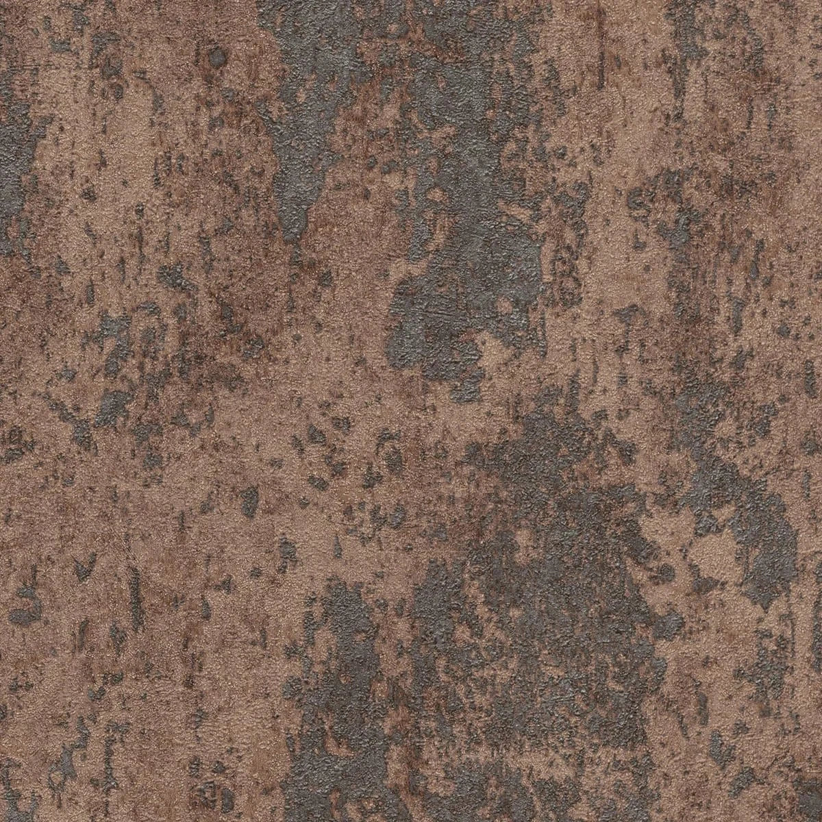 Brūnas tapetes ar apmetuma efektu un vieglu spīdumu – silts dizains telpā  