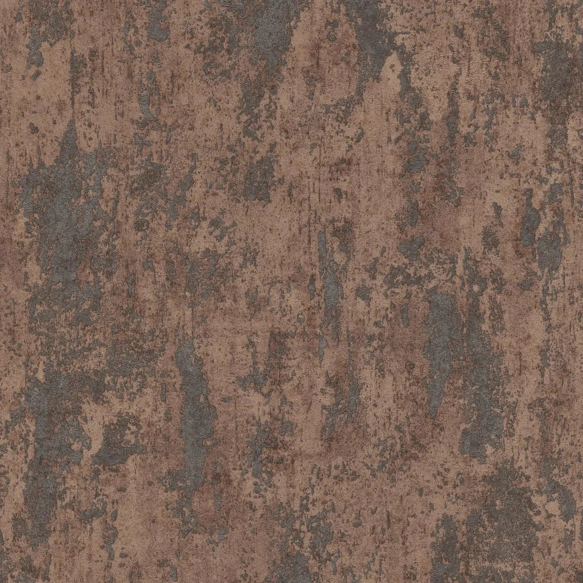 Brūnas tapetes ar apmetuma efektu un vieglu spīdumu – silts dizains telpā  