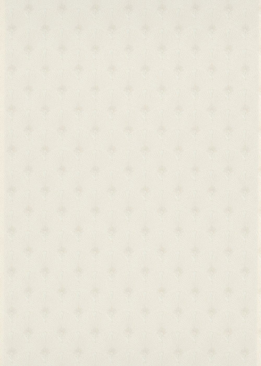 Krēmkrāsas Art Deco tapetes ar smalku pāvu spalvas ornamentu, 3744566, guļamistabai - interjers 5