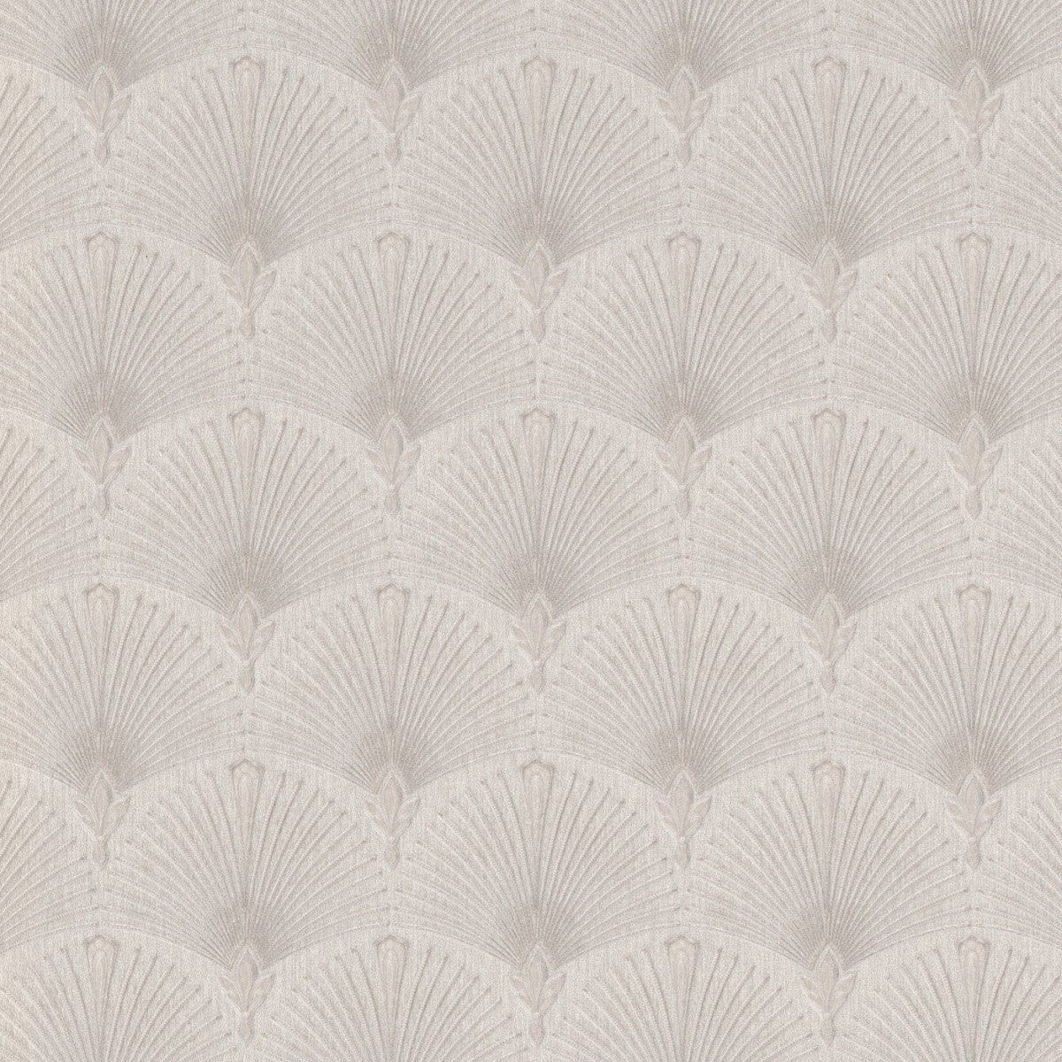 Taupe krāsas tapetes ar pāvu spalvas iedvesmotu Art Deco ornamentu, 3744615, kabinetām - interjers 1