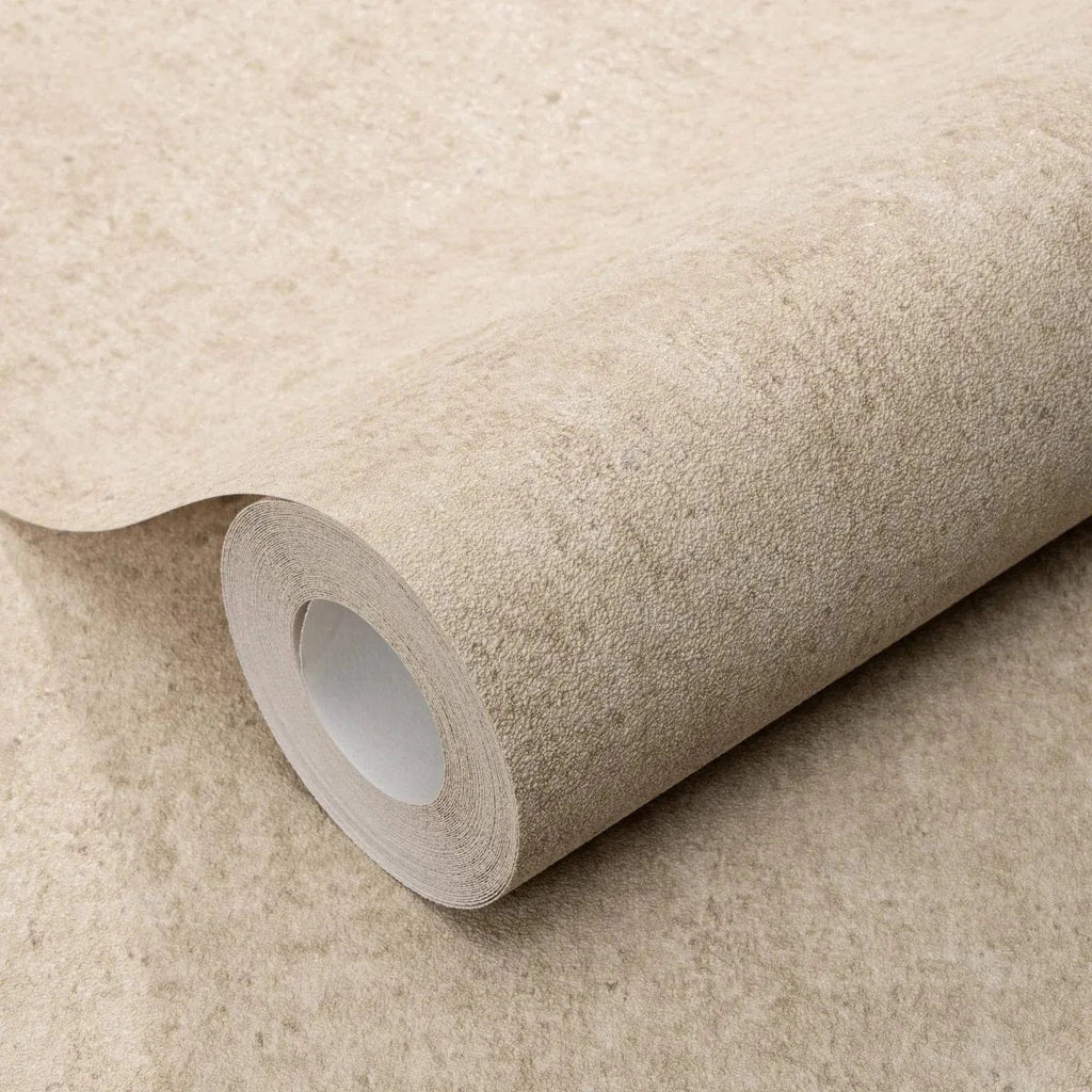 Matētas bēšas tapetes ar dekoratīvu faktūru interjeram – Erismann istabas iedvesma  