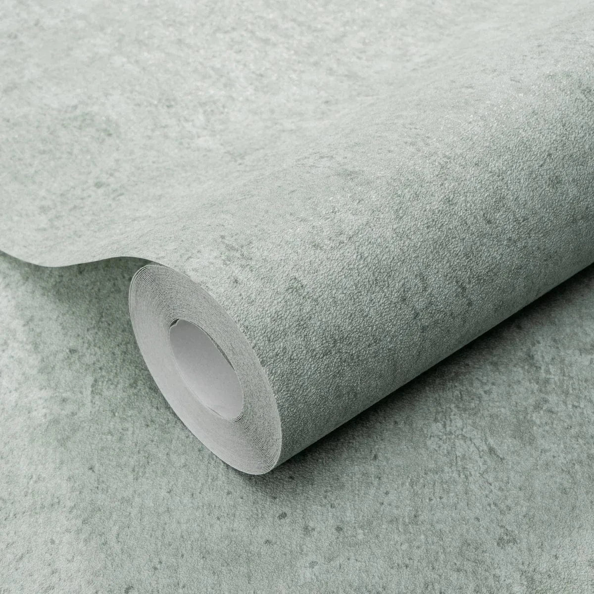 Zaļas tapetes ar dekoratīvu apmetuma tekstūru – moderna siena ar Erismann  