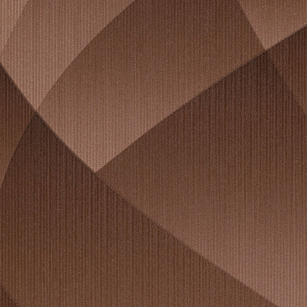 Tapetes bronzas toņos ar ģeometrisku dizainu, piešķir  greznumu un dziļumu, 3752210, skats interjerā 4