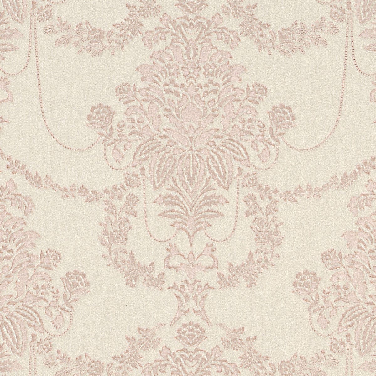 Rozā toņu tapetes ar elegantu ziedu rakstu, perlamutra, 3731141, viesistabai - interjers 1