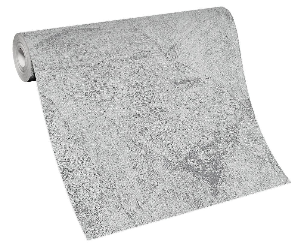 Tumši pelēkas ģeometriskās tapetes dziļuma un modernisma efektam, 3737346, showroom 5