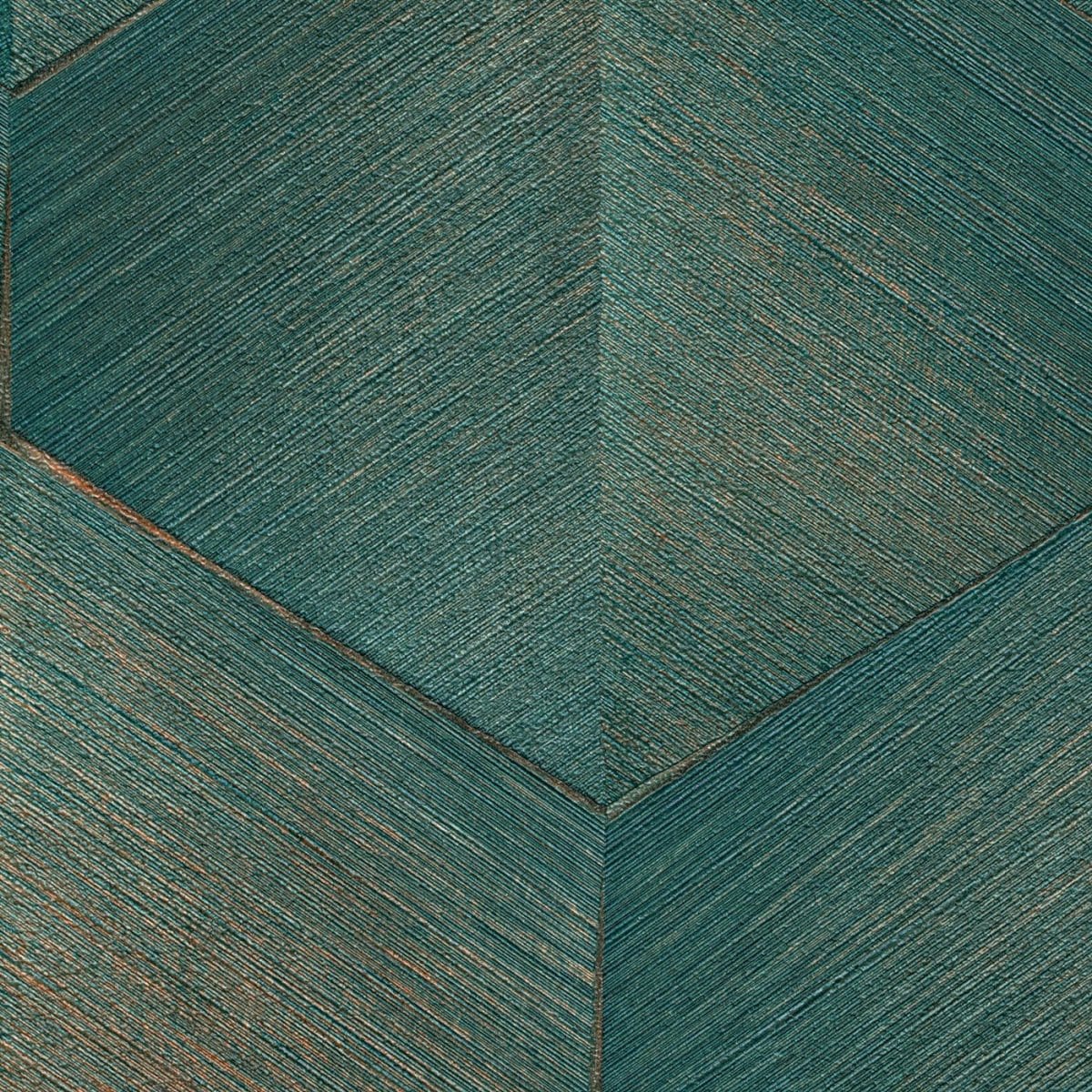 Tumši zaļas 3D tapetes ar grafisko rakstu unikālai sienu apdarei, 3751333, skats interjerā 5