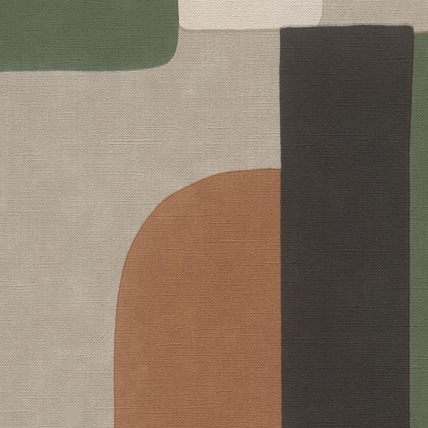 Grafiskā raksta tapetes ar retro stilu, RASCH, 330526, Paraiso