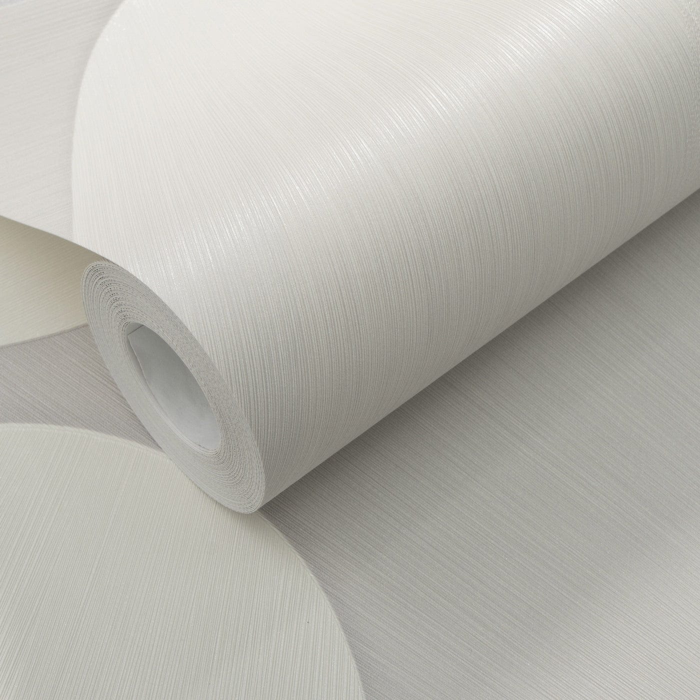 Modernas tapetes ar izliektām 3D formām gaiši pelēkā krāsā 3763633