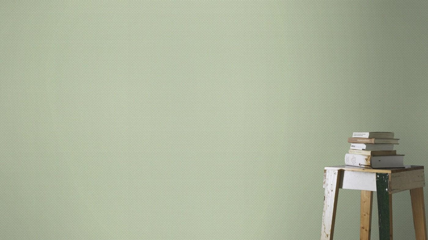 Tapetes ar izšūta ornamenta efektu, zaļā krāsā, RASCH, 570274, Trianon XIII