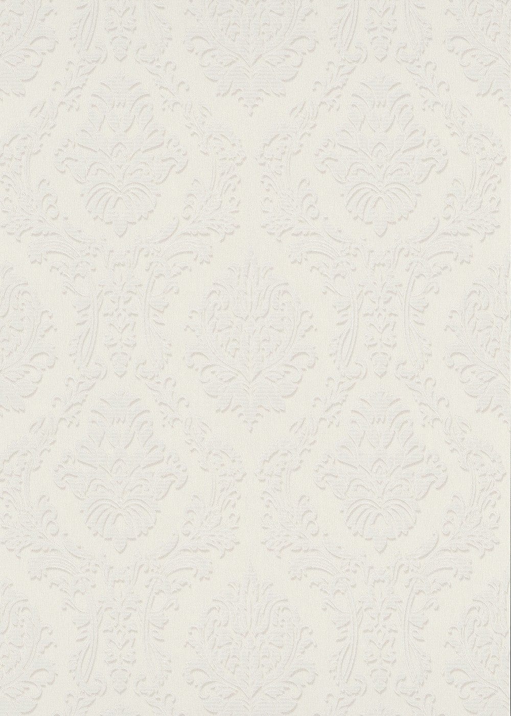 Gaišas tapetes ar klasisku damaskas motīvu un satīna izskatu, 3731316, viesistabai - interjers 1