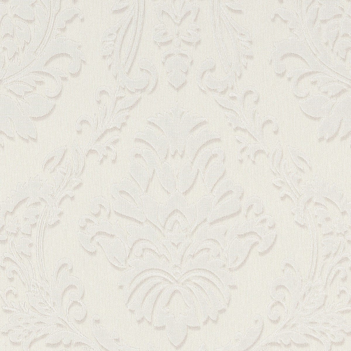 Gaišas tapetes ar klasisku damaskas motīvu un satīna izskatu, 3731316, viesistabai - interjers 4