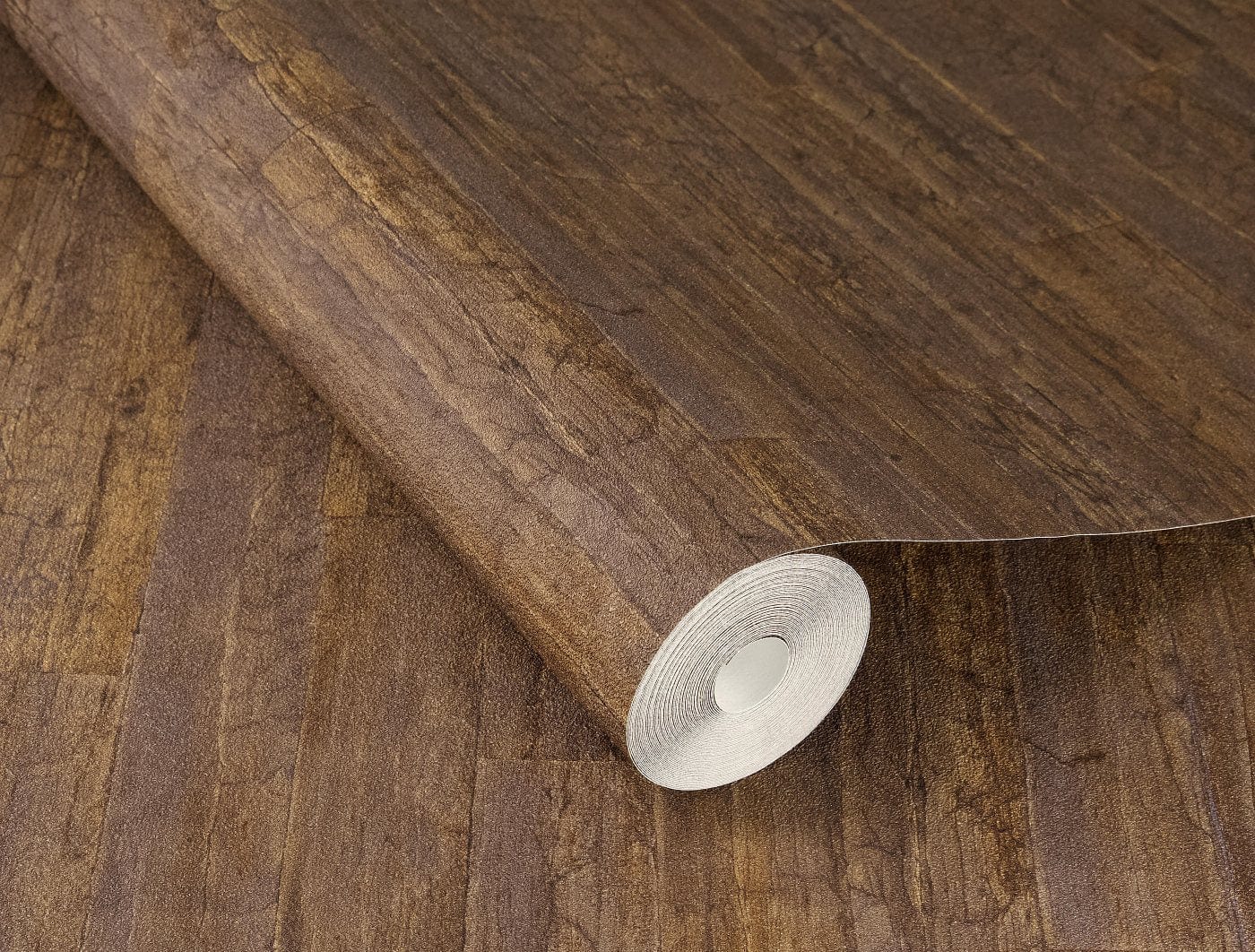 Koka dēlīšu tekstūras tapetes, dabiski brūnā krāsā, RASCH, 537062, Curiosity