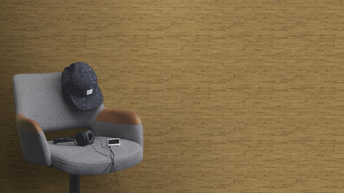 Koka dēlīšu tekstūras tapetes, zeltā krāsā, RASCH, 537079, Curiosity