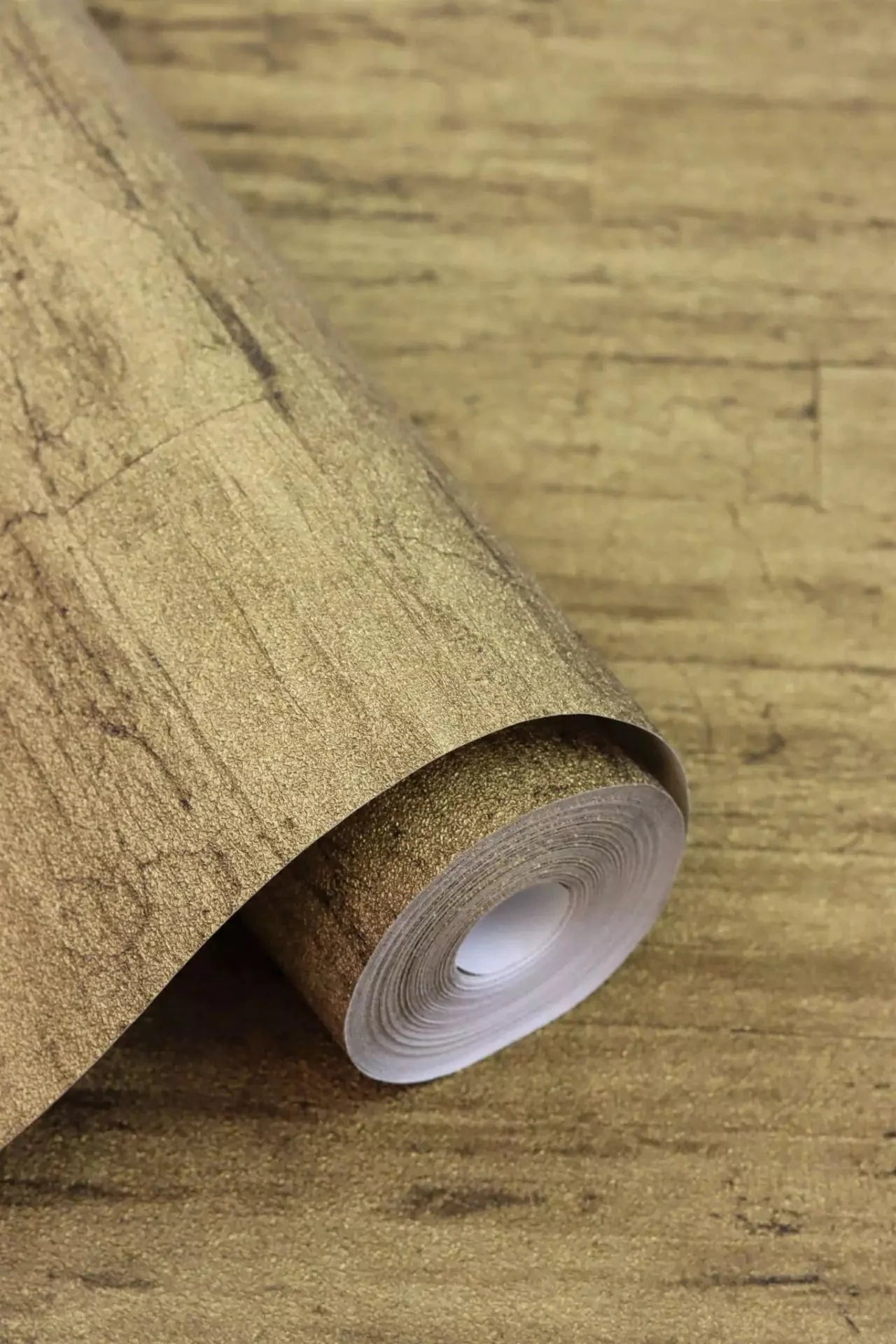 Koka dēlīšu tekstūras tapetes, zeltā krāsā, RASCH, 537079, Curiosity