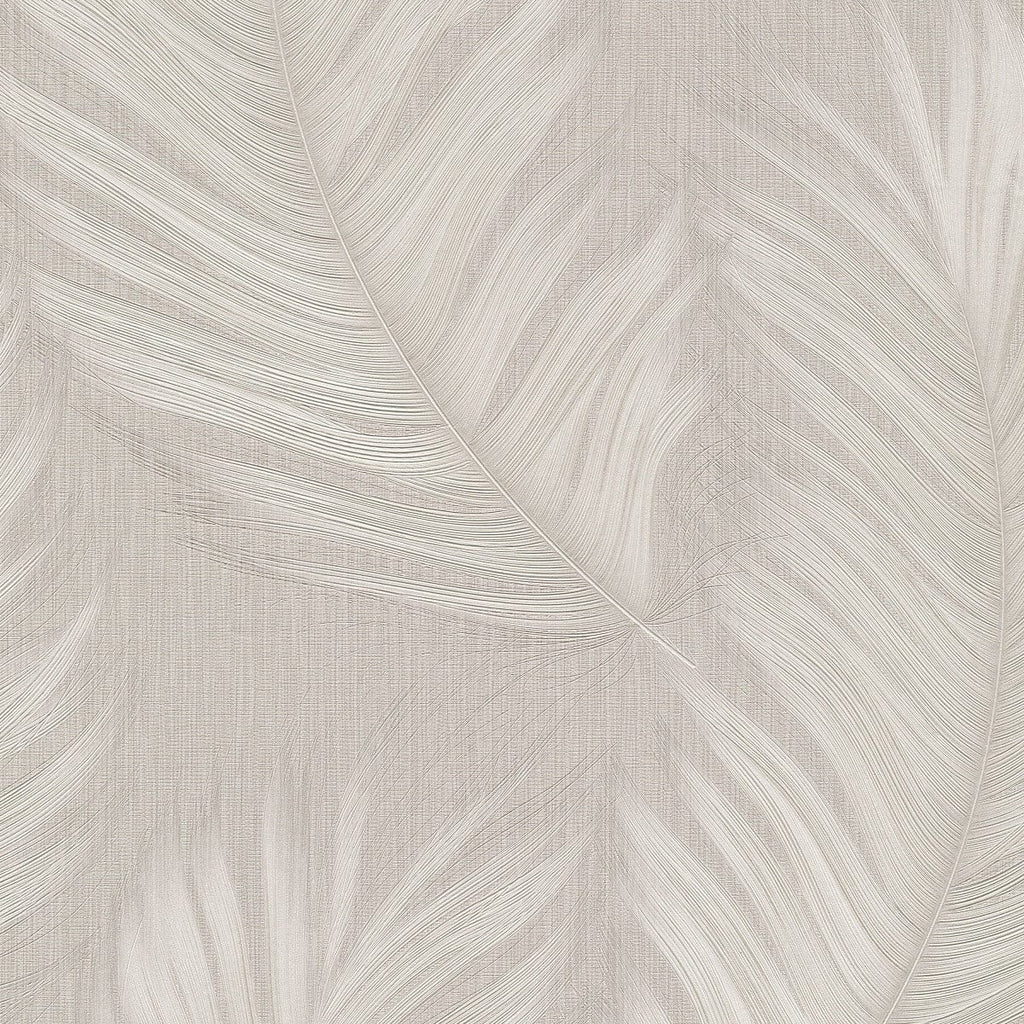 Erismann tapetes ar lielām lapām taupe krāsā 4005765