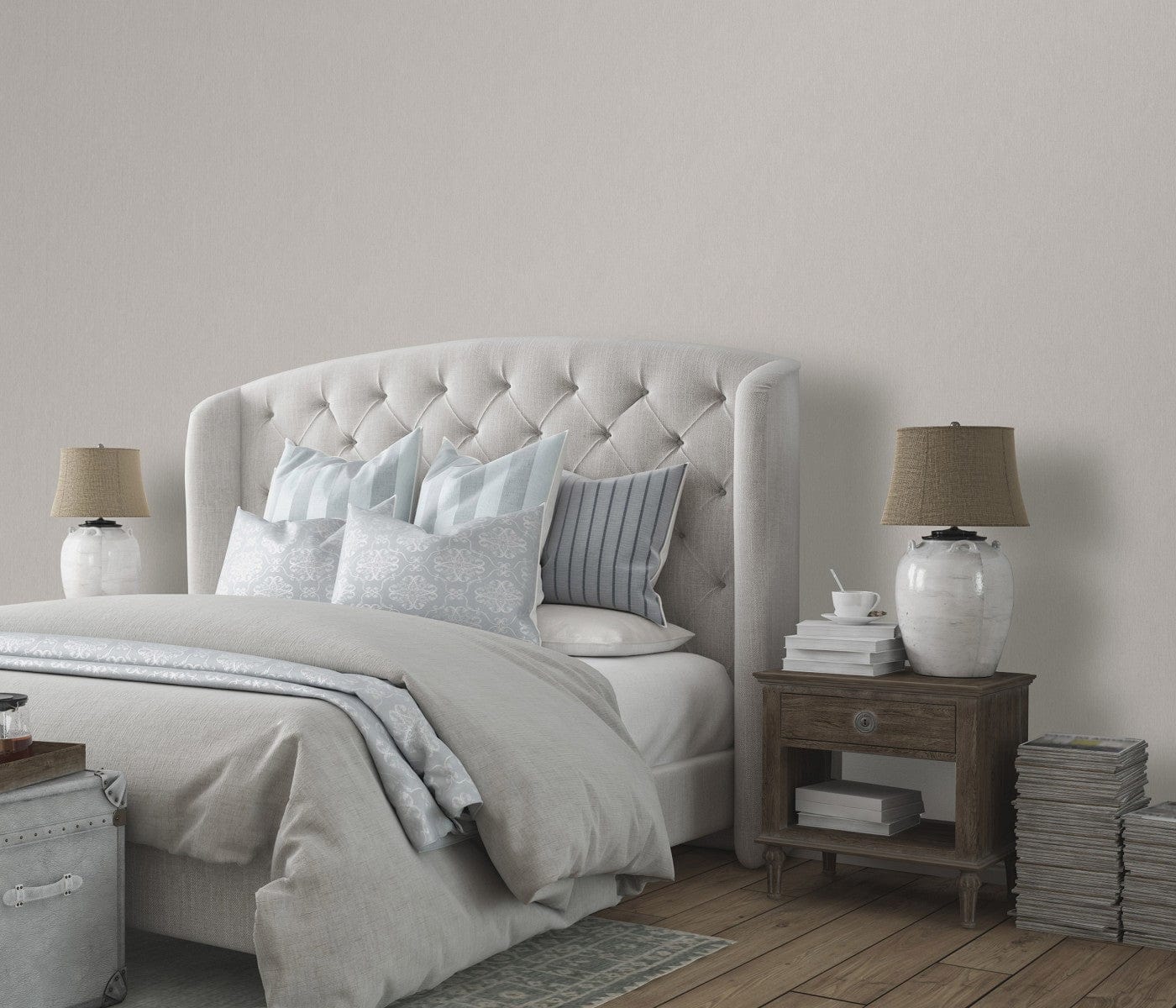 Taupe krāsas tapetes ar līniju tekstūru un smalku mirdzumu, 3730051, viesistabai - interjers 3